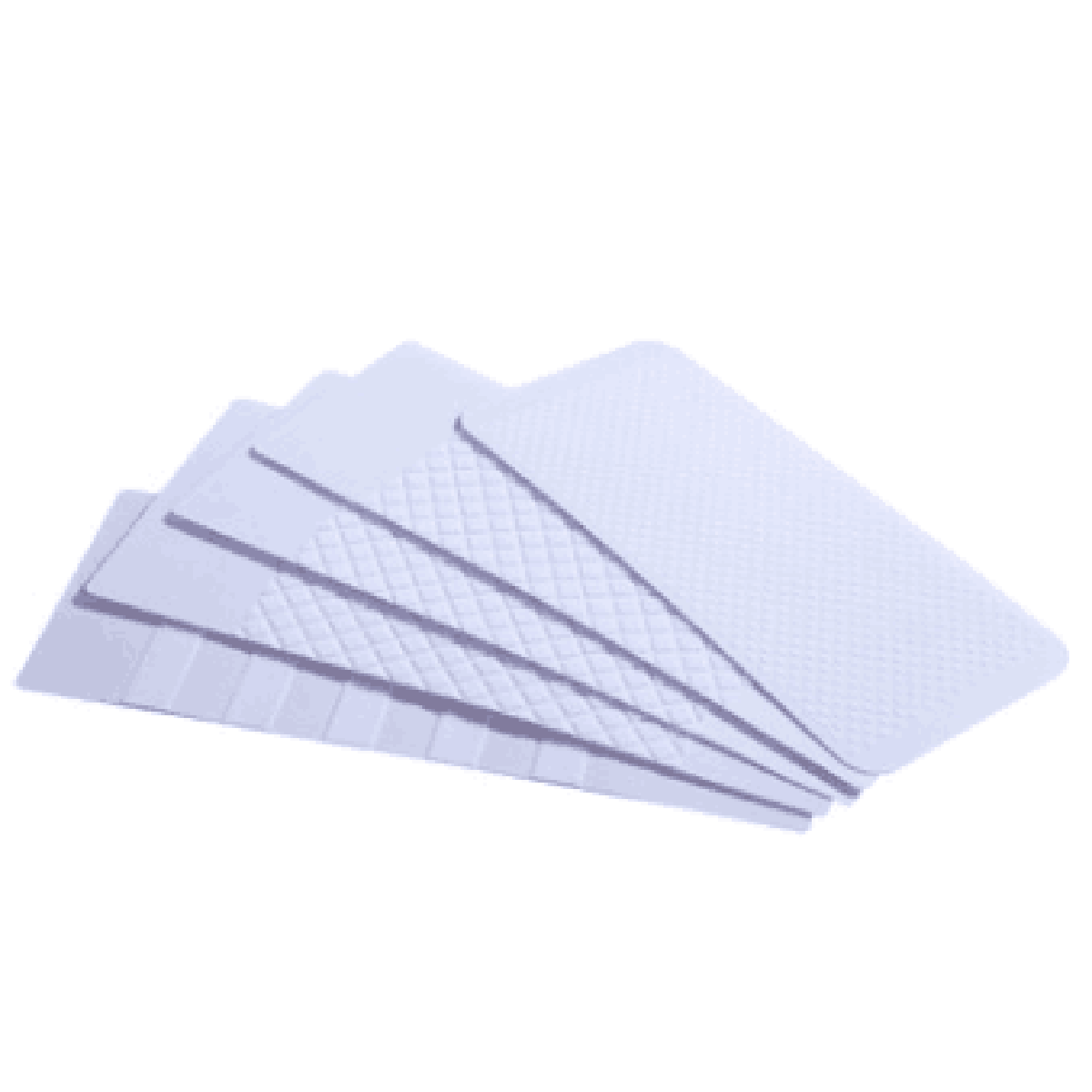 10pcs machine financial equipment flocking cleaning card 73x185m